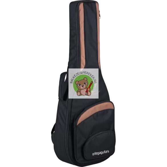 Balkezes akusztikus gitár 4/4-es, mahagóni-borvörös, Ortega +Deluxe gitártáska