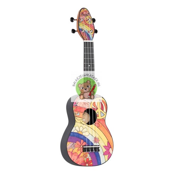 Balkezes ukulele, szoprán méretű, Design sorozat: Agathis, Ortega 