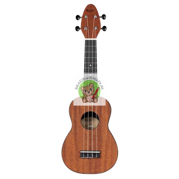 Balkezes ukulele, szoprán méretű, Design sorozat: Mahagóni, Ortega