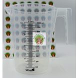 Konyhai mérőedény: bal-és jobbkezesek számára 1 literes