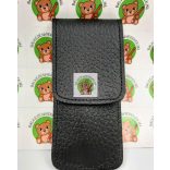 Manikűr készlet balkezesek számára fekete bőr tokban, Solingen