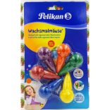 Egér alakú 6 darabos zsírkréta készlet jobb-és balkezeseknek