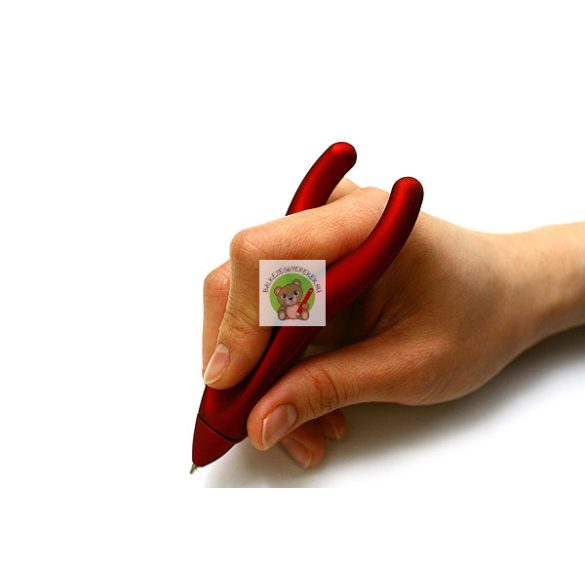 PenAgain kényelmi toll, fekete tintával 2 db ajándék tollbetéttel, négyféle színű tolltest: kék, piros, ezüst, fekete