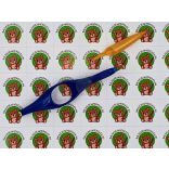 Gyűrűs toll, ergonomikus utántölthető golyóstoll, kék tintával, gyerek és női kézmérethez alakítva, Ring-Pen