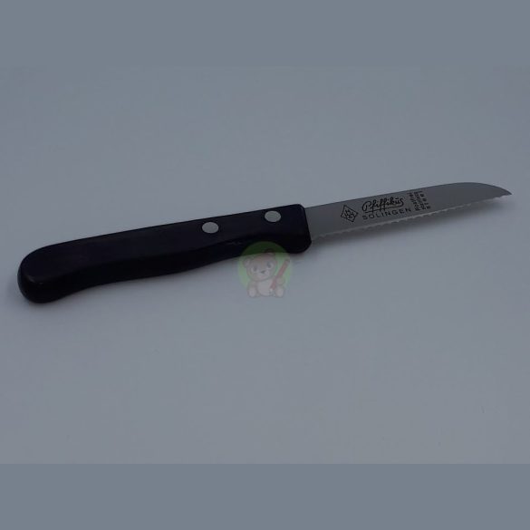 Balkezes kenyérvágó kés kicsi: 17cm hosszú kés, a penge: 7cm-es, Solingen