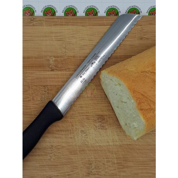 Balkezes kenyérvágó kés nagy: 33cm hosszú kés, a penge: 20cm-es, Solingen