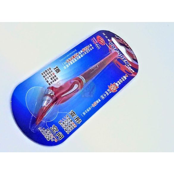 Yoropen EX superior toll kék tintával, piros színű tolltesttel, jobb-és balkezesek számára 