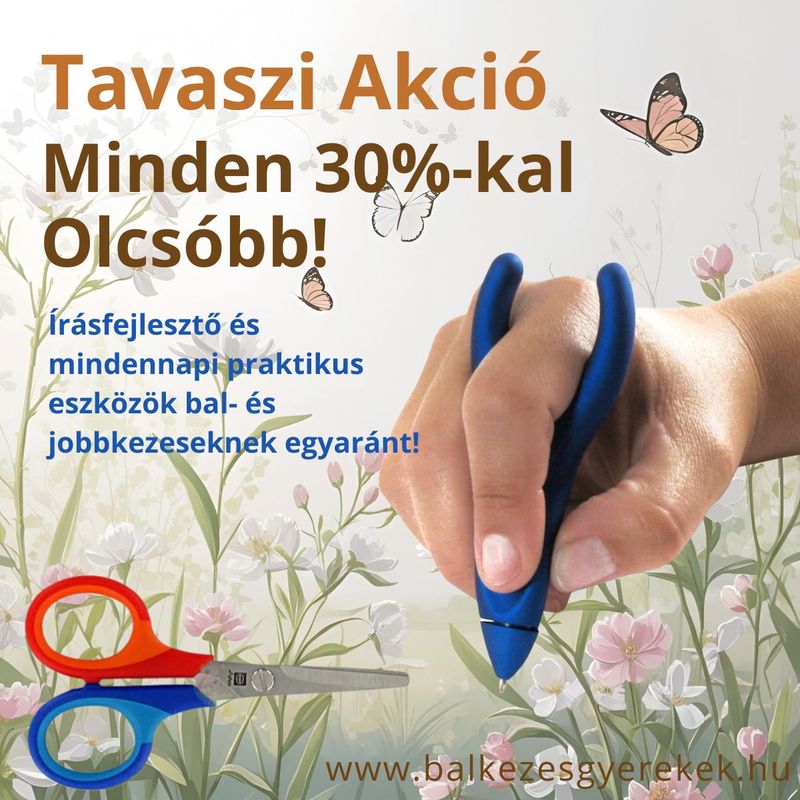 Tavaszi árzápor! – 30% kedvezmény minden termékünkre